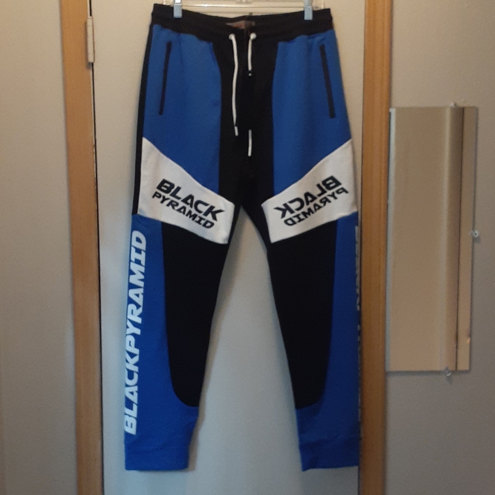 Chris Browns Black Pyramid Mens Joggers